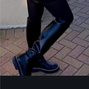 Stylish Black Knee-High Boots